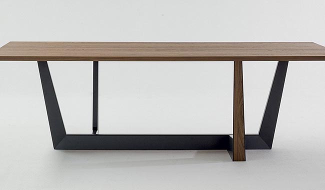 Bonaldo Art Wood Dining Table Fixed