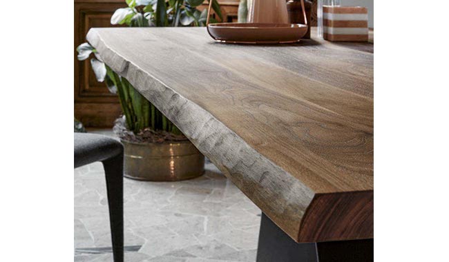 Bonaldo Ax Wood Dining Table Extendible