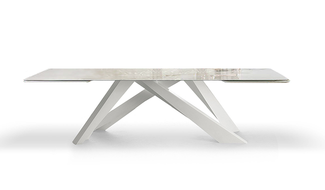 Bonaldo Big Ceramic Dining Table Extendible