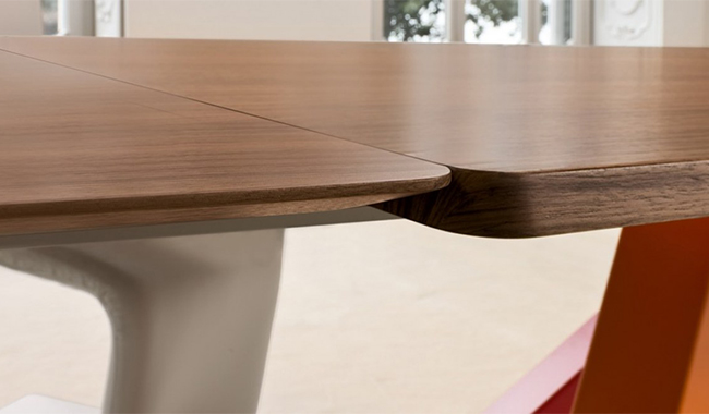 Bonaldo Big Wood Dining Table Extendible