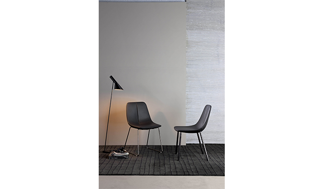 Bonaldo By Met Dining Chair Metal Legs