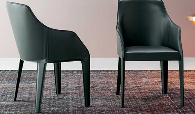 Bonaldo Miss Lamina Dining Chair Arm Chair