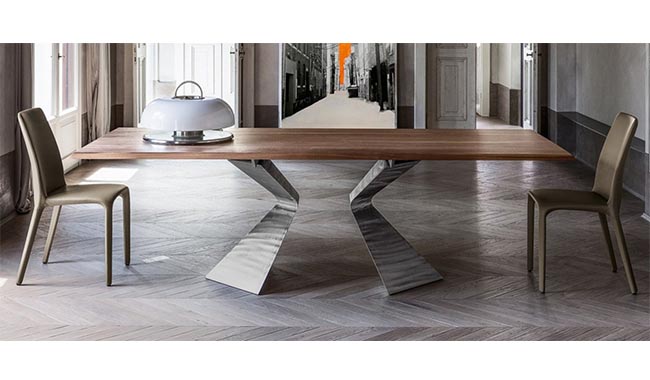 Bonaldo Prora Wood Dining Table