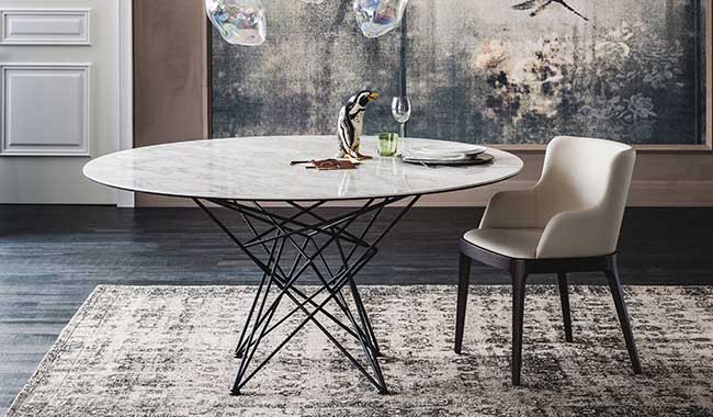 Cattelan Gordon Ceramic Dining Table Round