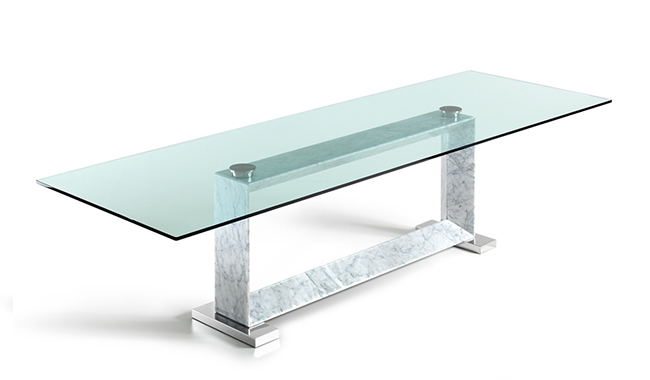 Cattelan Monaco Glass Dining Table