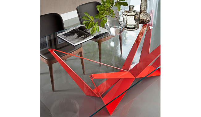 Cattelan Skorpio Glass Dining Table Rectangular