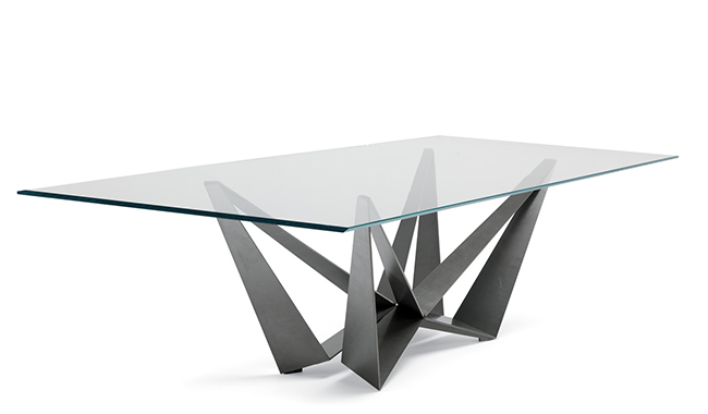 Cattelan Skorpio Glass Dining Table Rectangular