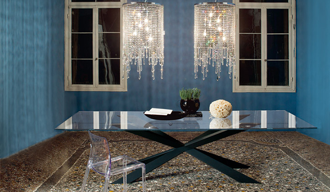 Cattelan Spyder Glass Dining Table Rectangular