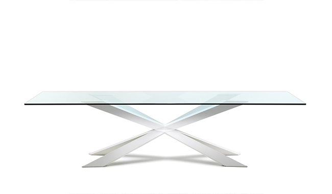 Cattelan Spyder Glass Dining Table Rectangular