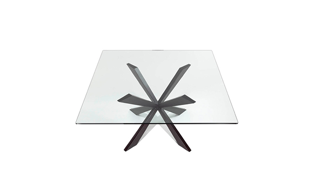 Cattelan Spyder Glass Dining Table Square