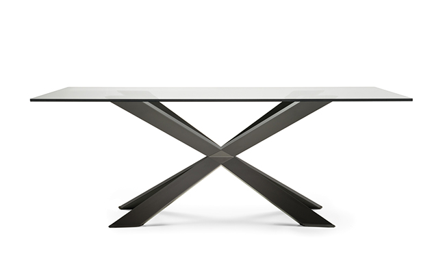 Cattelan Spyder Glass Dining Table Square