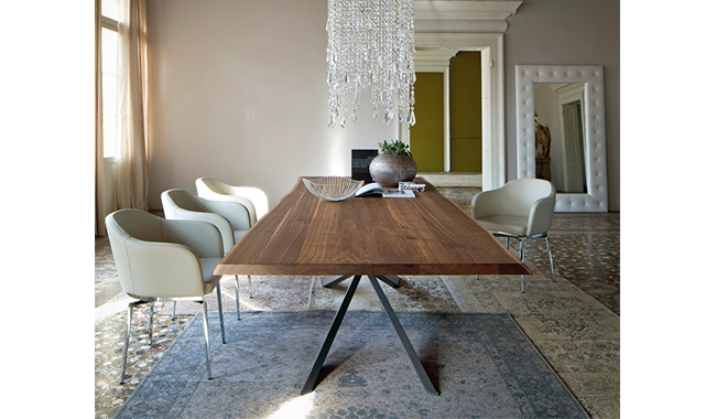 Cattelan Spyder Wood Dining Table Rectangular