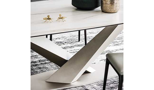 Cattelan Stratos Ceramic Dining Table Fixed