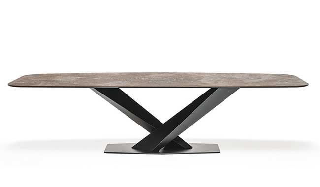 Cattelan Stratos Ceramic Dining Table Fixed