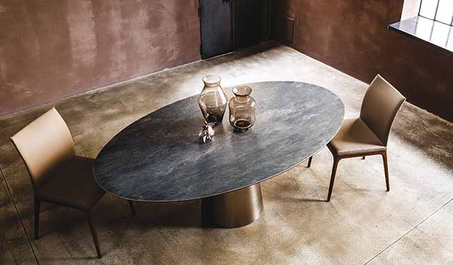 Cattelan Yoda Ceramic Dining Table Oval