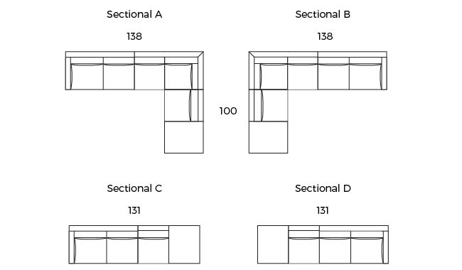 Dellarobbia Dania Sectional