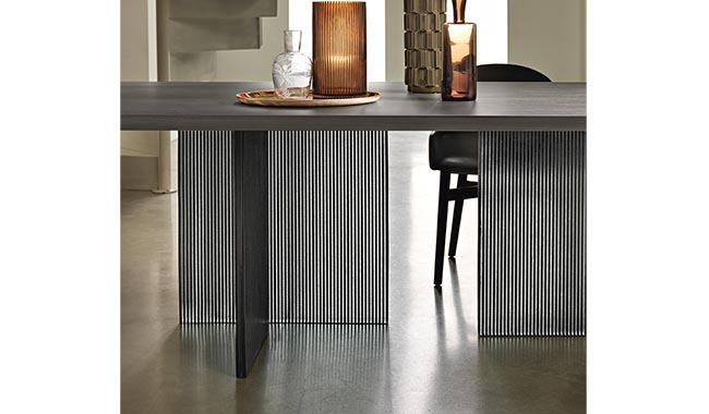 Fiam Big Wave Rectangular Dining Table