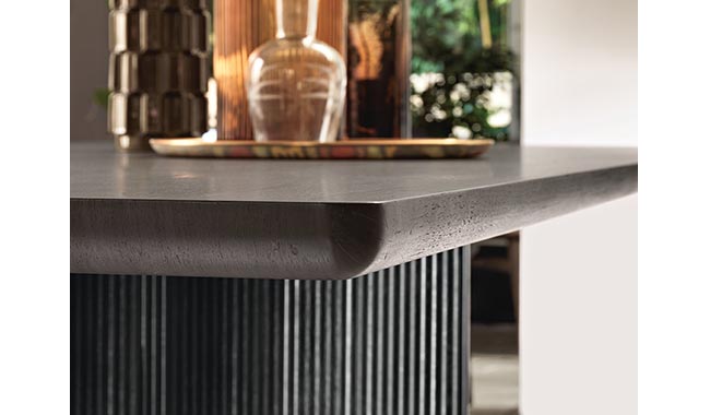 Fiam Big Wave Rectangular Dining Table