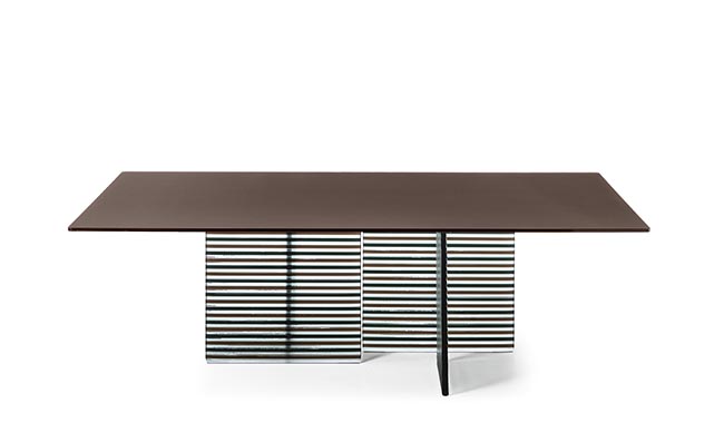 Fiam Big Wave Rectangular Dining Table