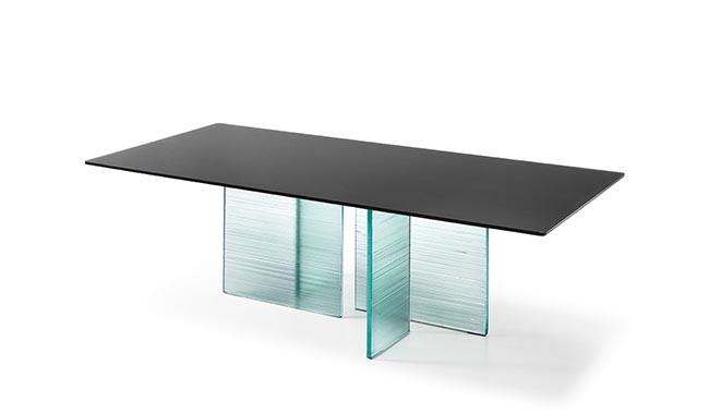 Fiam Big Wave Rectangular Dining Table