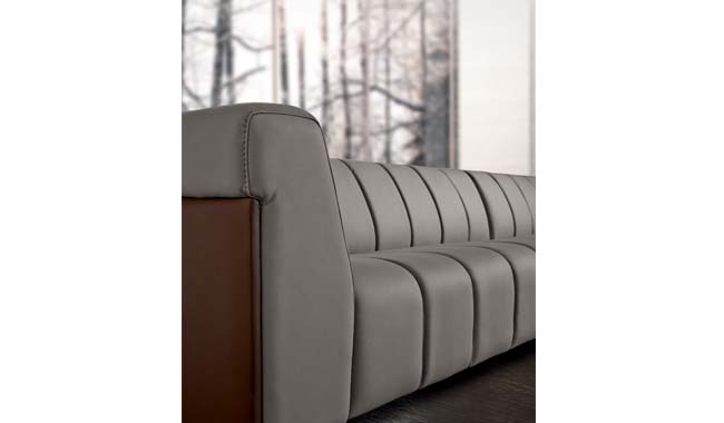 Gamma Nautilus Sofa Two Arm