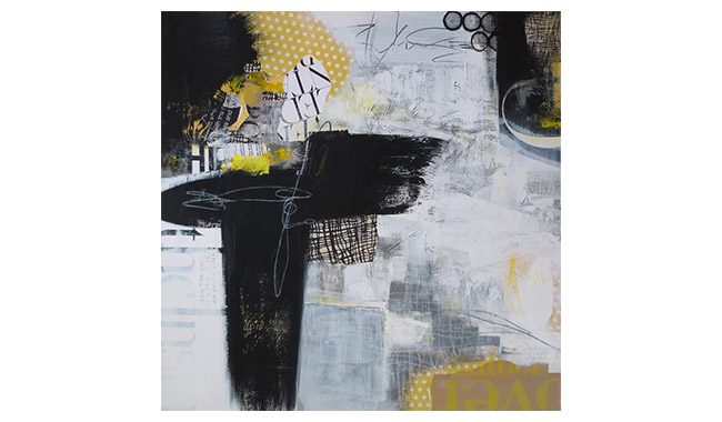 Linda Weber - Graffiti With Yellow