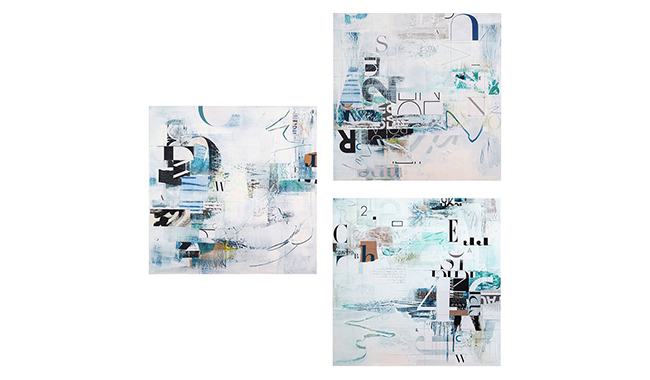 Linda Weber - White Impressions with Blue Series 1,2,4