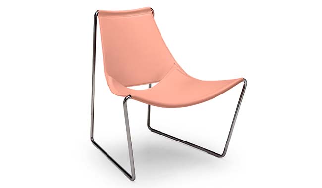 Midj Apelle Lounge Chair AT Hard Leather (Hide)