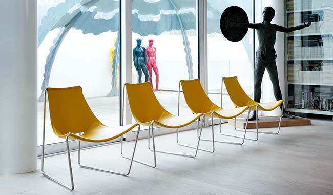 Midj Apelle Lounge Chair AT Hard Leather (Hide)
