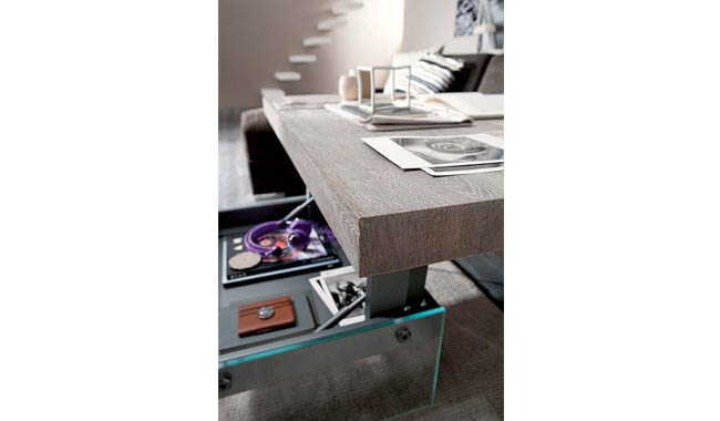 Ozzio Bellagio Transformable Coffee Table