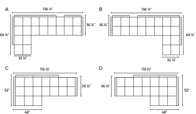 Saba Pixel Sectional