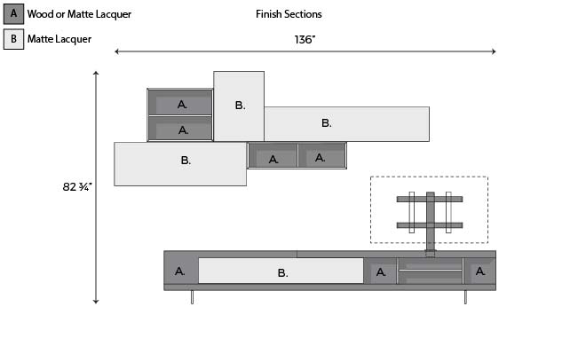 Sangiacomo Lampo L5C52 Wall Unit